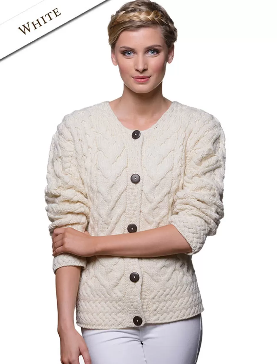 aran_cable_knit_cardigan_5.webp Cardigans, Jackets & Coatigans<Glenaran Aran Cable Knit Cardigan