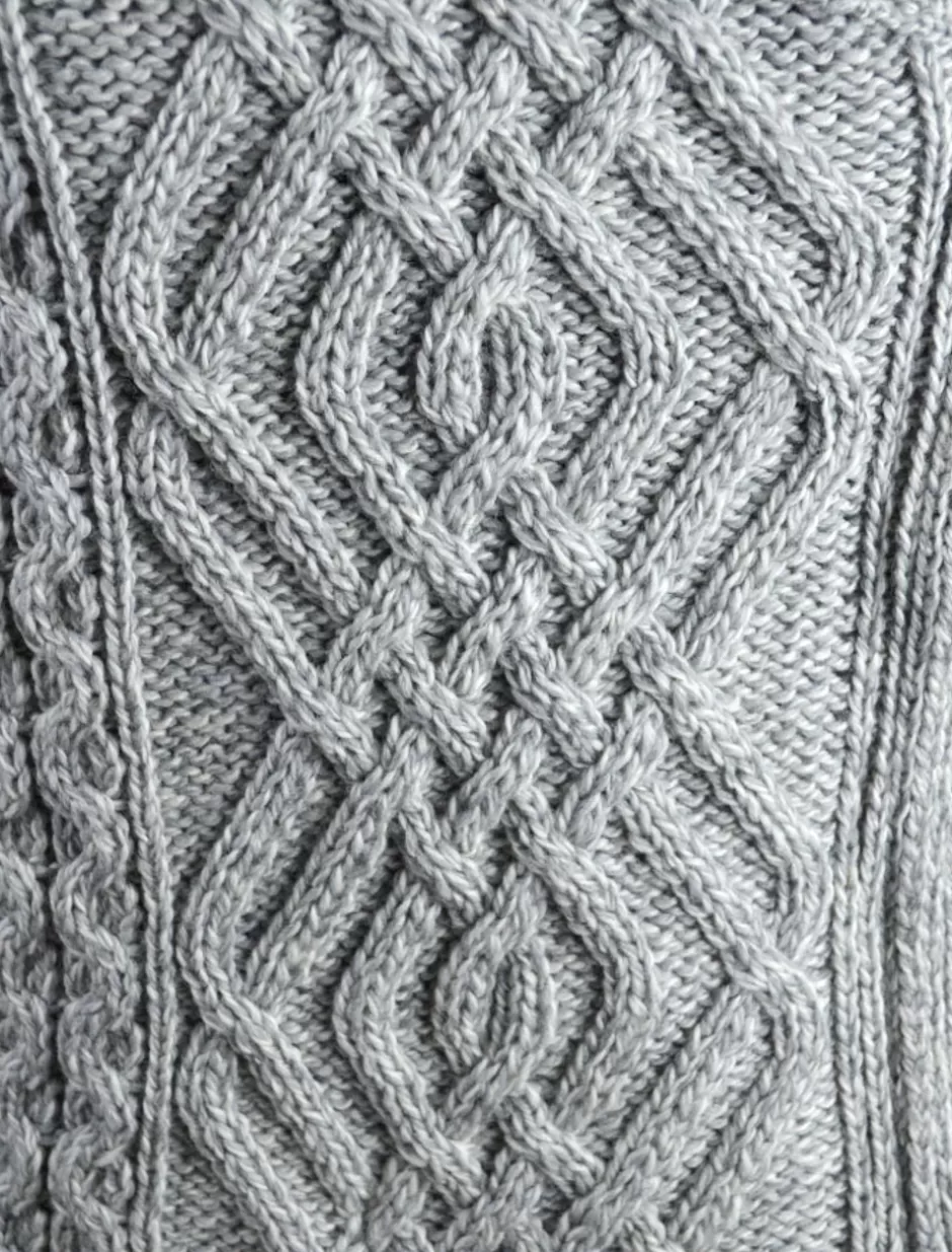 aran_jacket_with_celtic_knot_side_zip_7.webp Cardigans, Jackets & Coatigans<Glenaran Aran Jacket with Celtic Knot Side Zip