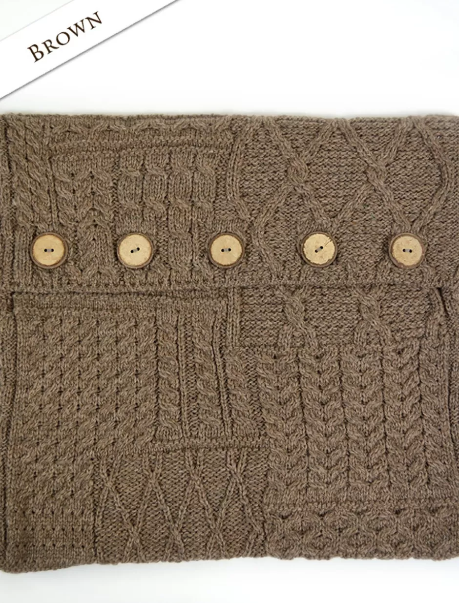 aranknit_cushion_cover_21.webp Aran Design Homeware<Glenaran Aran-Knit Cushion Cover