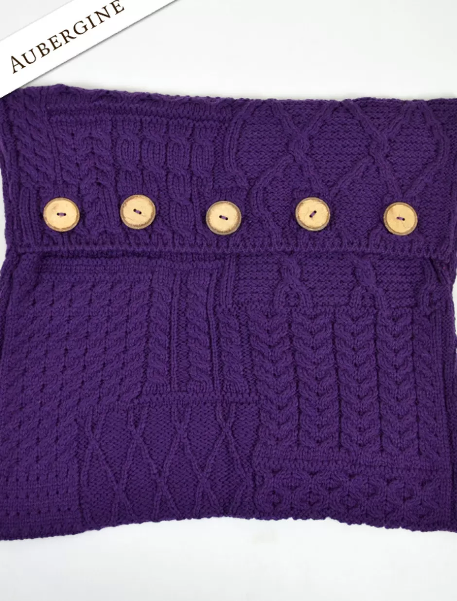 aranknit_cushion_cover_37.webp Aran Design Homeware<Glenaran Aran-Knit Cushion Cover