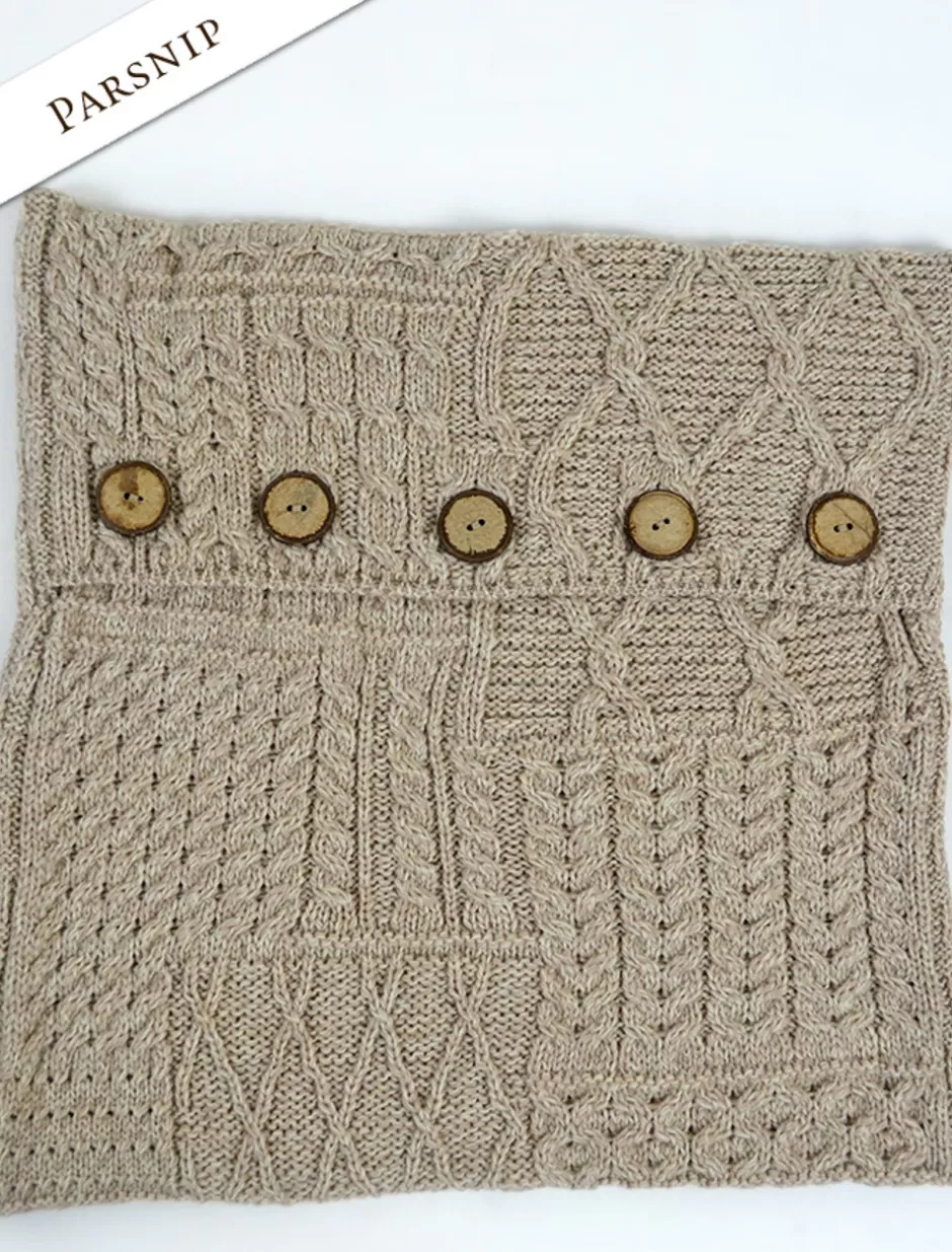 aranknit_cushion_cover_44.webp Aran Design Homeware<Glenaran Aran-Knit Cushion Cover