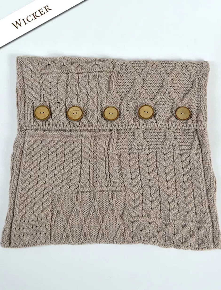 aranknit_cushion_cover_46.webp Aran Design Homeware<Glenaran Aran-Knit Cushion Cover