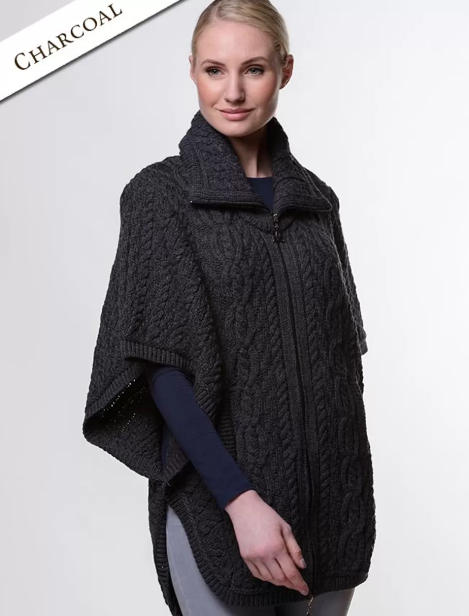 batwing_jacket__with_celtic_knot_zipper_pull_2.webp Cardigans, Jackets & Coatigans<Glenaran Batwing Jacket with Celtic Knot Zipper Pull