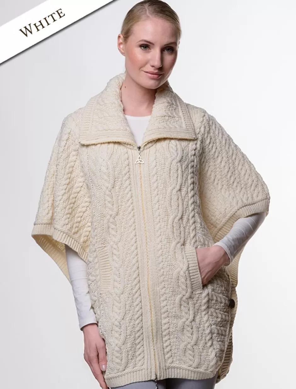 batwing_jacket__with_celtic_knot_zipper_pull_5.webp Cardigans, Jackets & Coatigans<Glenaran Batwing Jacket with Celtic Knot Zipper Pull