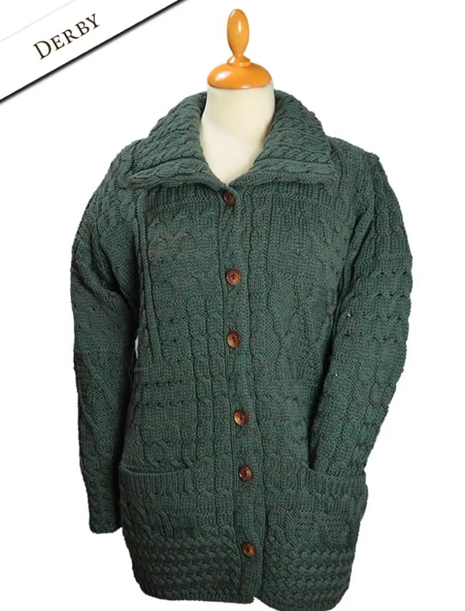 buttondown_patchwork_cardigan_2.webp Cardigans, Jackets & Coatigans<Glenaran Button-Down Patchwork Cardigan