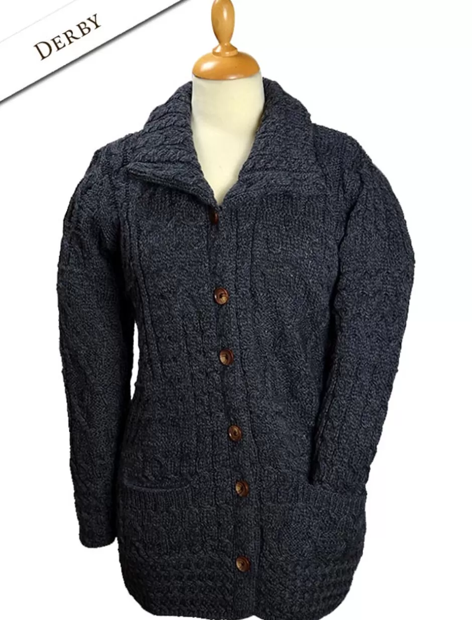 buttondown_patchwork_cardigan_3.webp Cardigans, Jackets & Coatigans<Glenaran Button-Down Patchwork Cardigan