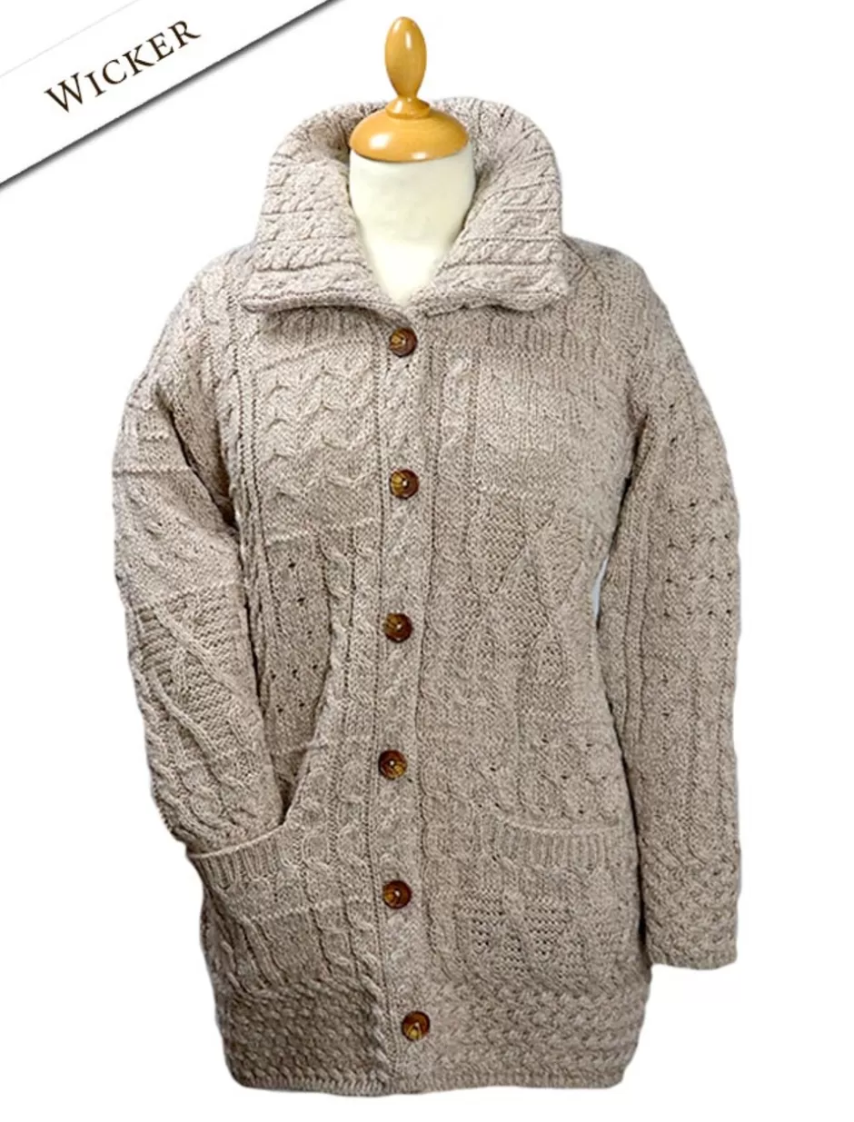 buttondown_patchwork_cardigan_4.webp Cardigans, Jackets & Coatigans<Glenaran Button-Down Patchwork Cardigan