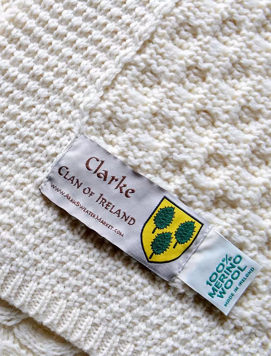 clarke_clan_aran_throw_2.webp Clan Throws<Glenaran Clarke Clan Aran Throw