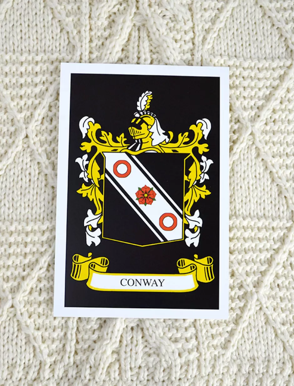 Clan Throws<Glenaran Conway Clan Aran Throw