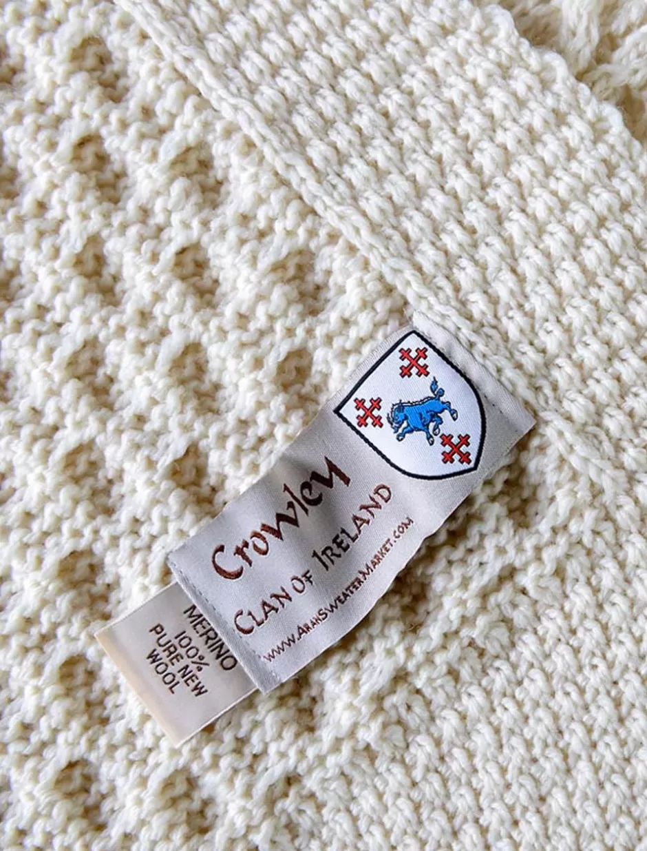 crowley_clan_aran_throw_2.webp Clan Throws<Glenaran Crowley Clan Aran Throw