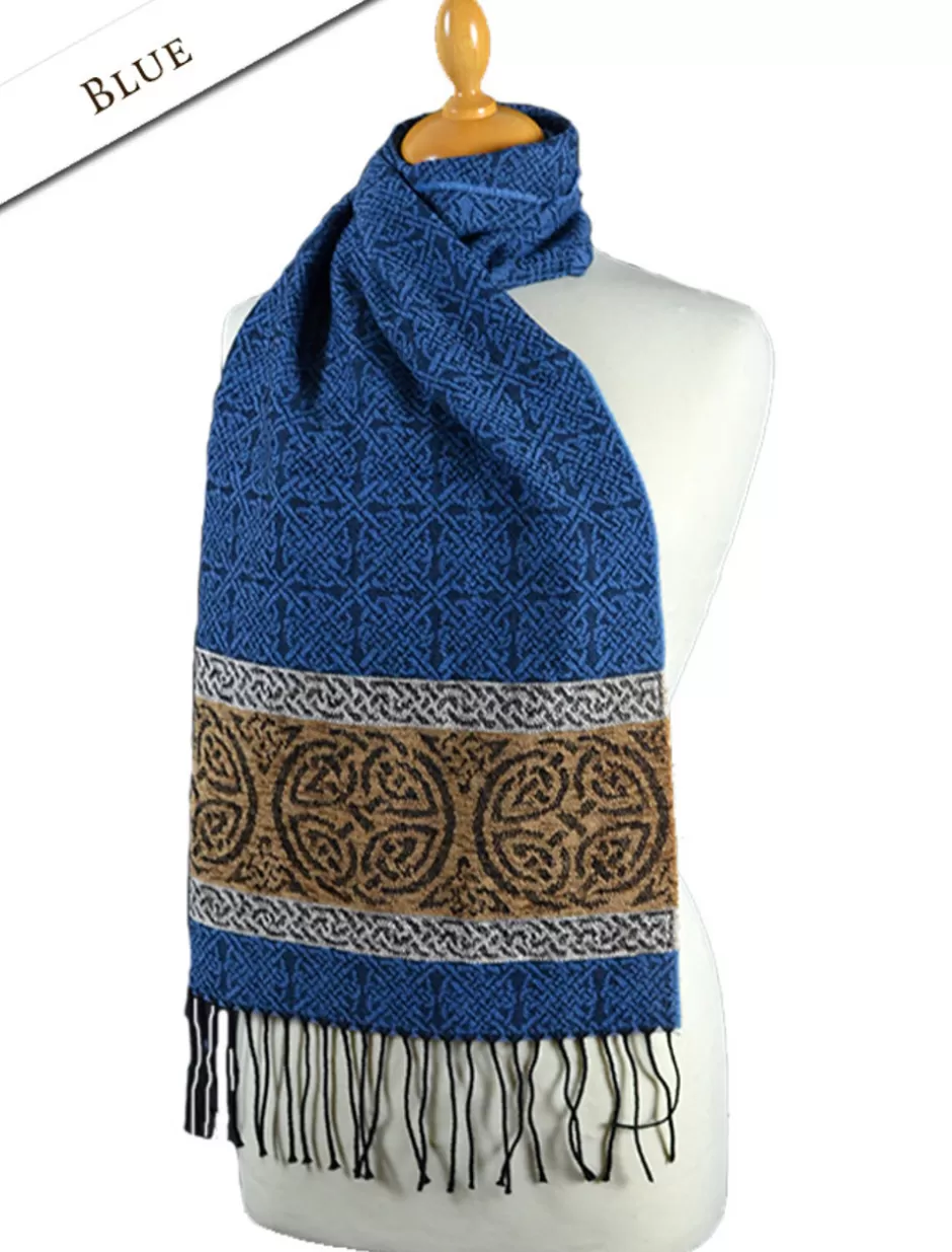 glenaran_celtic_nordic_pattern_scarf_2.webp Celtic Design Scarves<Glenaran Celtic Nordic Pattern Scarf