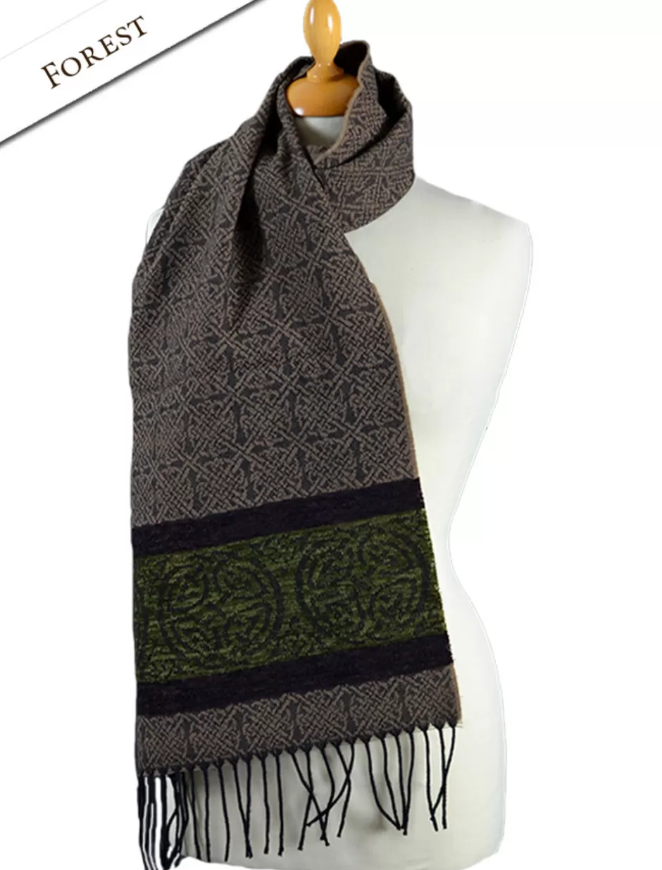 glenaran_celtic_nordic_pattern_scarf_4.webp Celtic Design Scarves<Glenaran Celtic Nordic Pattern Scarf