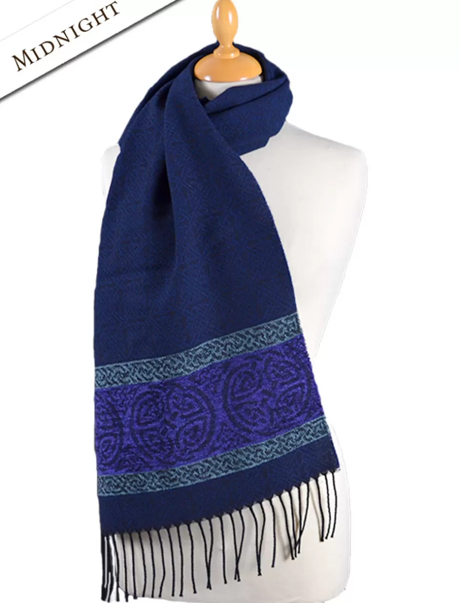 glenaran_celtic_nordic_pattern_scarf_5.webp Celtic Design Scarves<Glenaran Celtic Nordic Pattern Scarf
