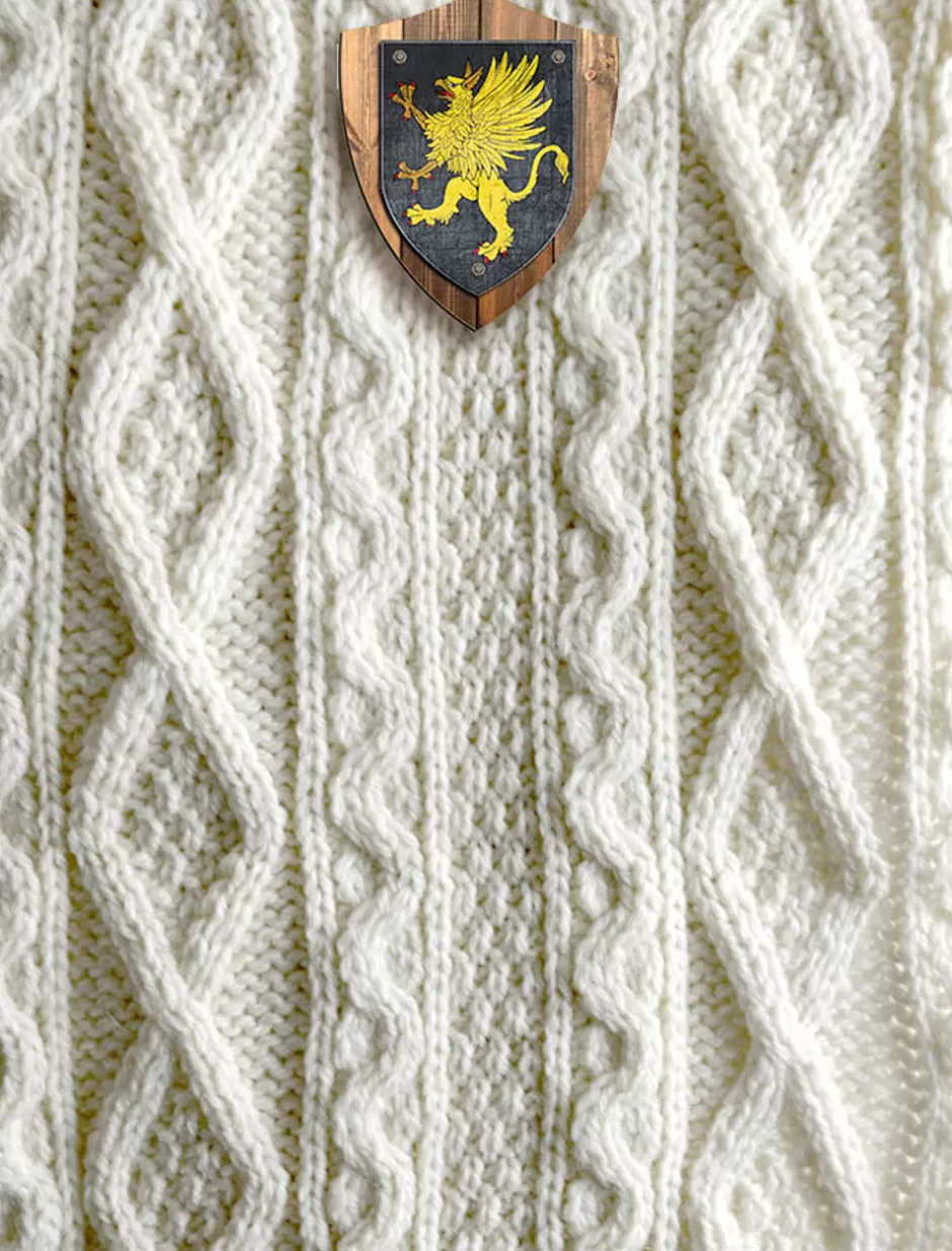 griffin_clan_aran_throw_2.webp Clan Throws<Glenaran Griffin Clan Aran Throw