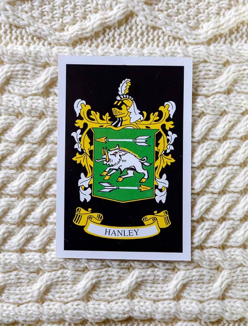 Clan Throws<Glenaran Hanley Clan Aran Throw