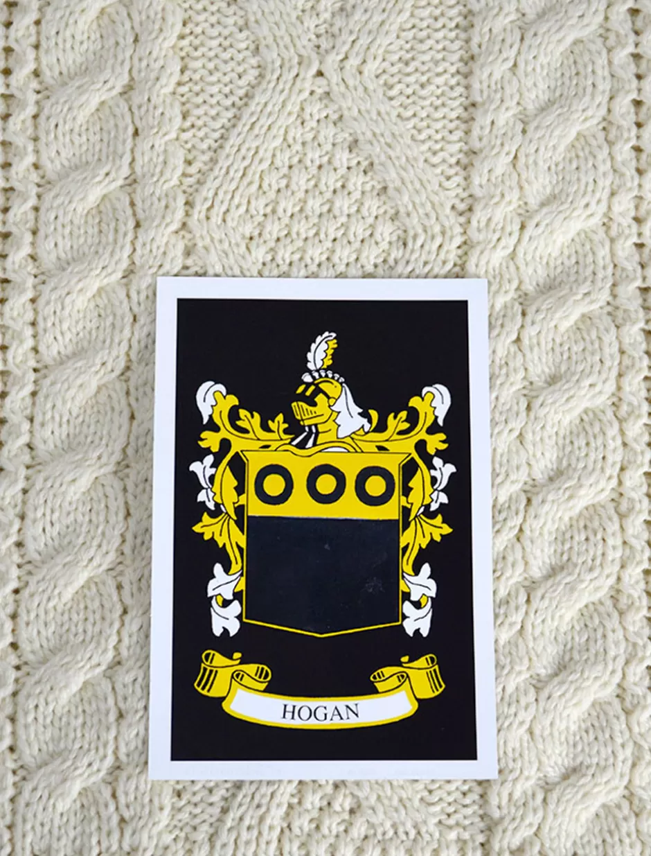 Clan Throws<Glenaran Hogan Clan Aran Throw