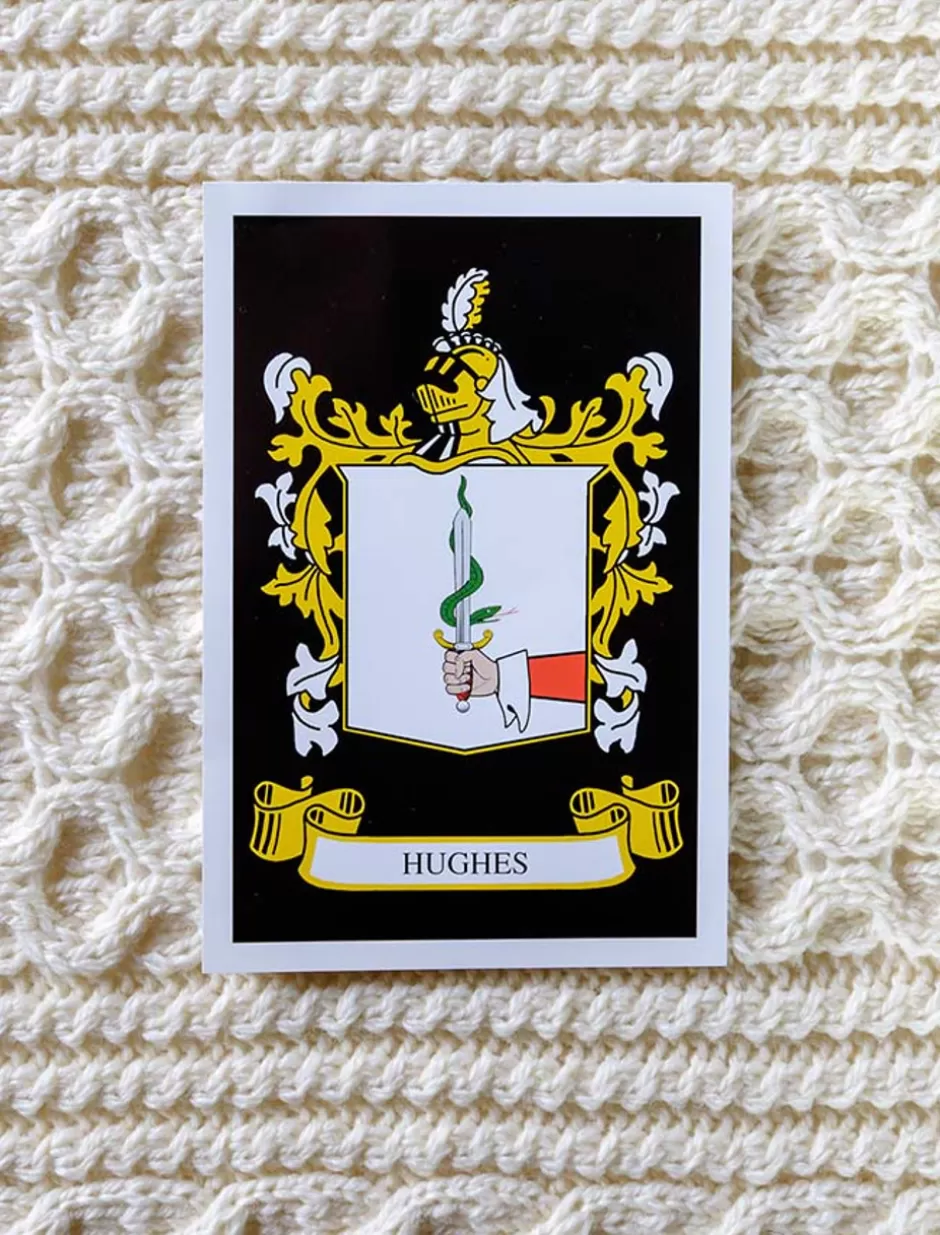 Clan Throws<Glenaran Hughes Clan Aran Throw