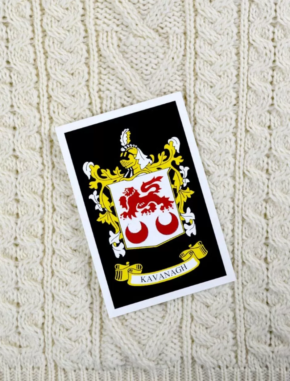 Clan Throws<Glenaran Kavanagh Clan Aran Throw