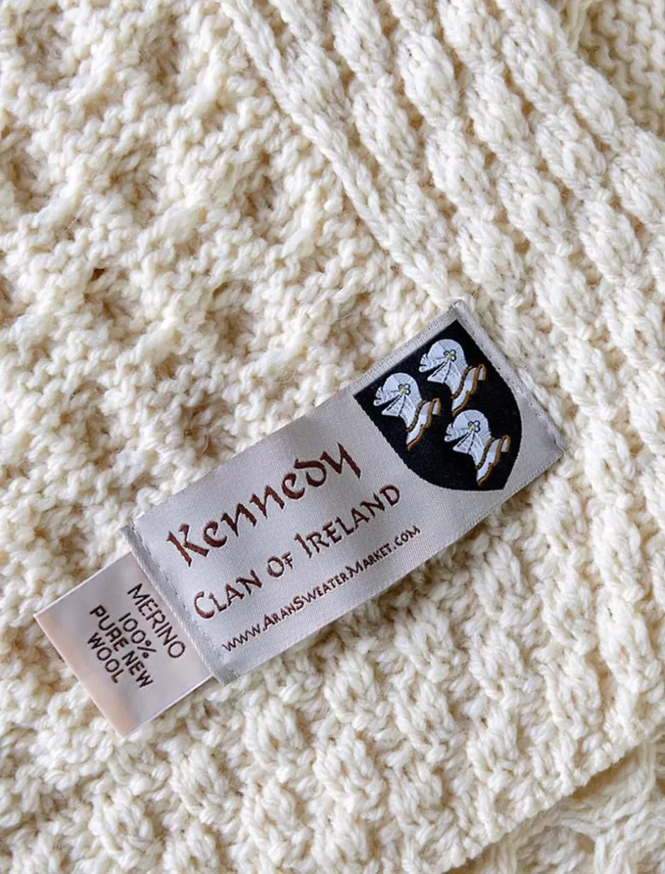 kennedy_clan_aran_throw_2.webp Clan Throws<Glenaran Kennedy Clan Aran Throw