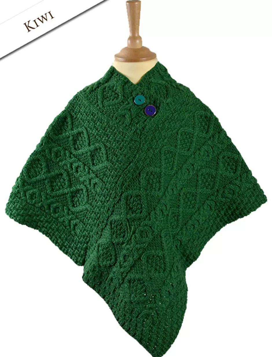 kids_aran_poncho_3.webp Sweaters, Cardigans & Jackets<Glenaran Kids Aran Poncho