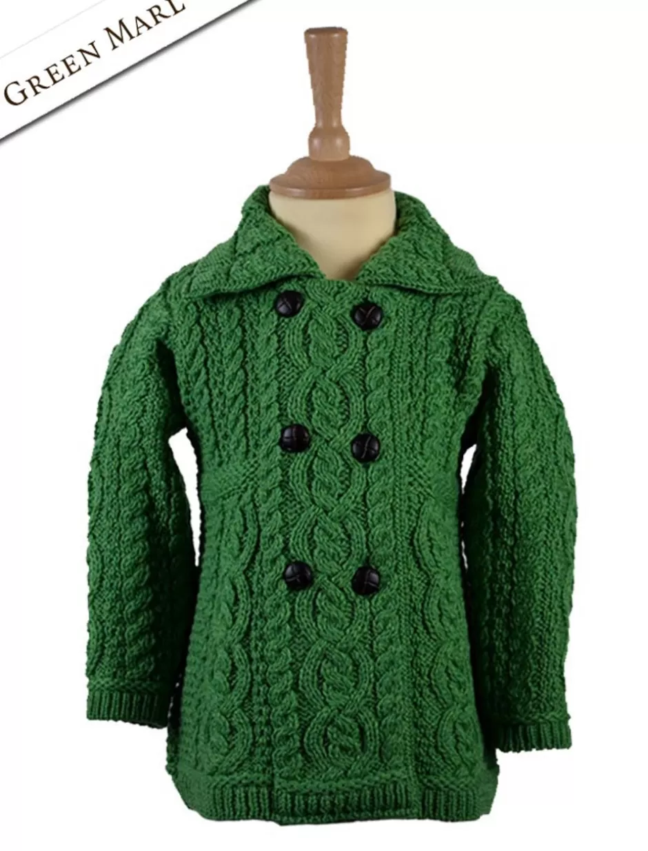 kids_double_breasted_aran_merino_cardigan_6.webp Sweaters, Cardigans & Jackets<Glenaran Kid's Double Breasted Aran Merino Cardigan