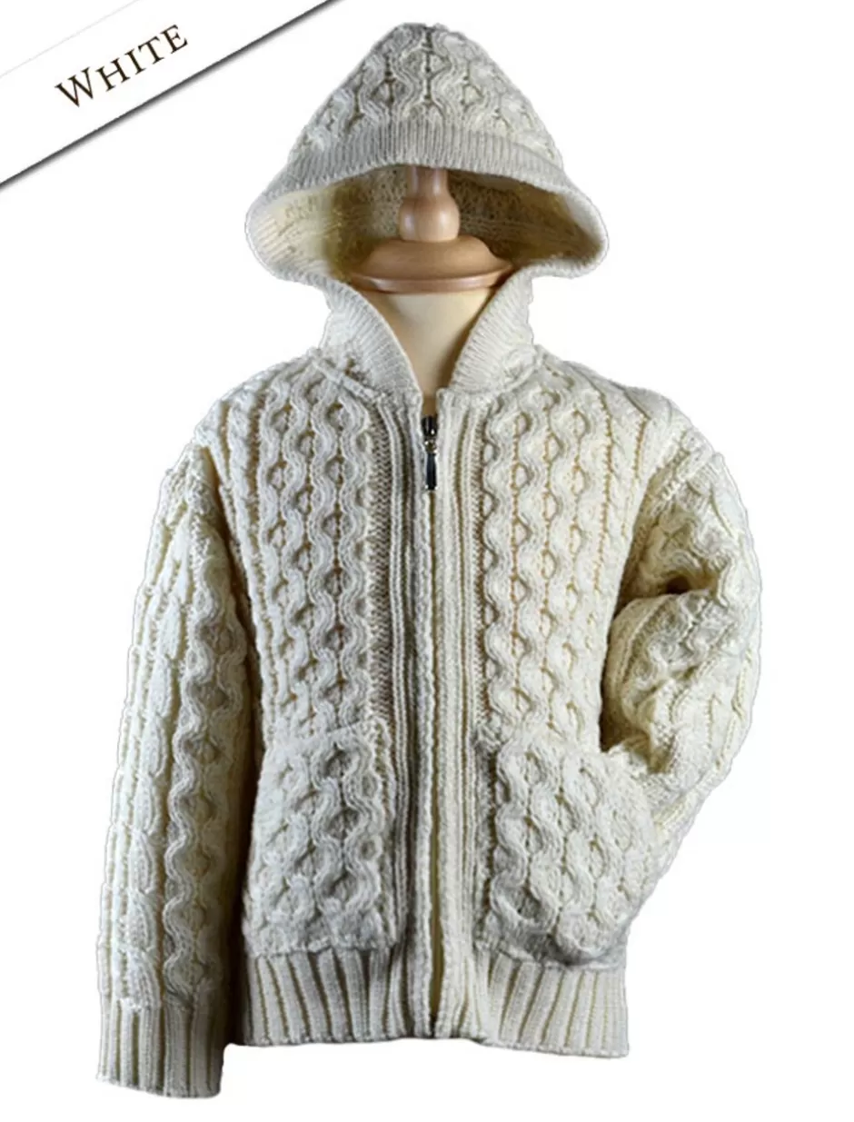 kids_hooded_cardigan_with_pockets_3.webp Sweaters, Cardigans & Jackets<Glenaran Kid's Hooded Cardigan with Pockets
