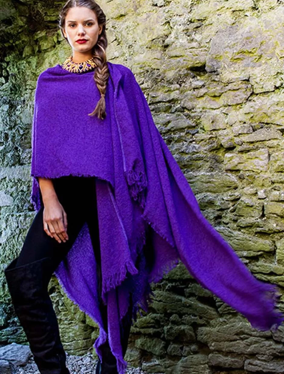 Ponchos, Capes & Shawls<Glenaran Lambswool Celtic Ruana Wrap
