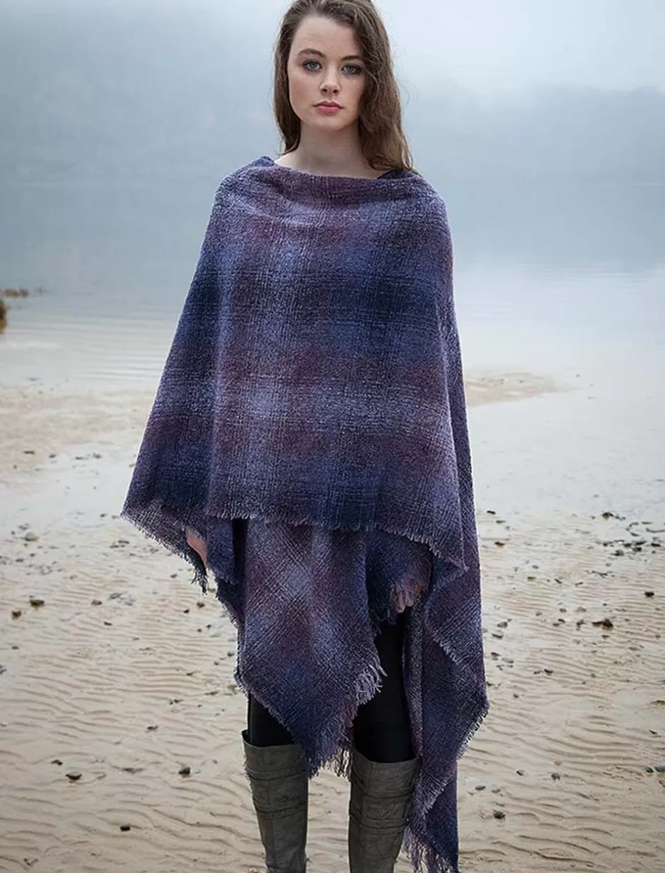 lambswool_celtic_ruana_wrap_3.webp Ponchos, Capes & Shawls<Glenaran Lambswool Celtic Ruana Wrap