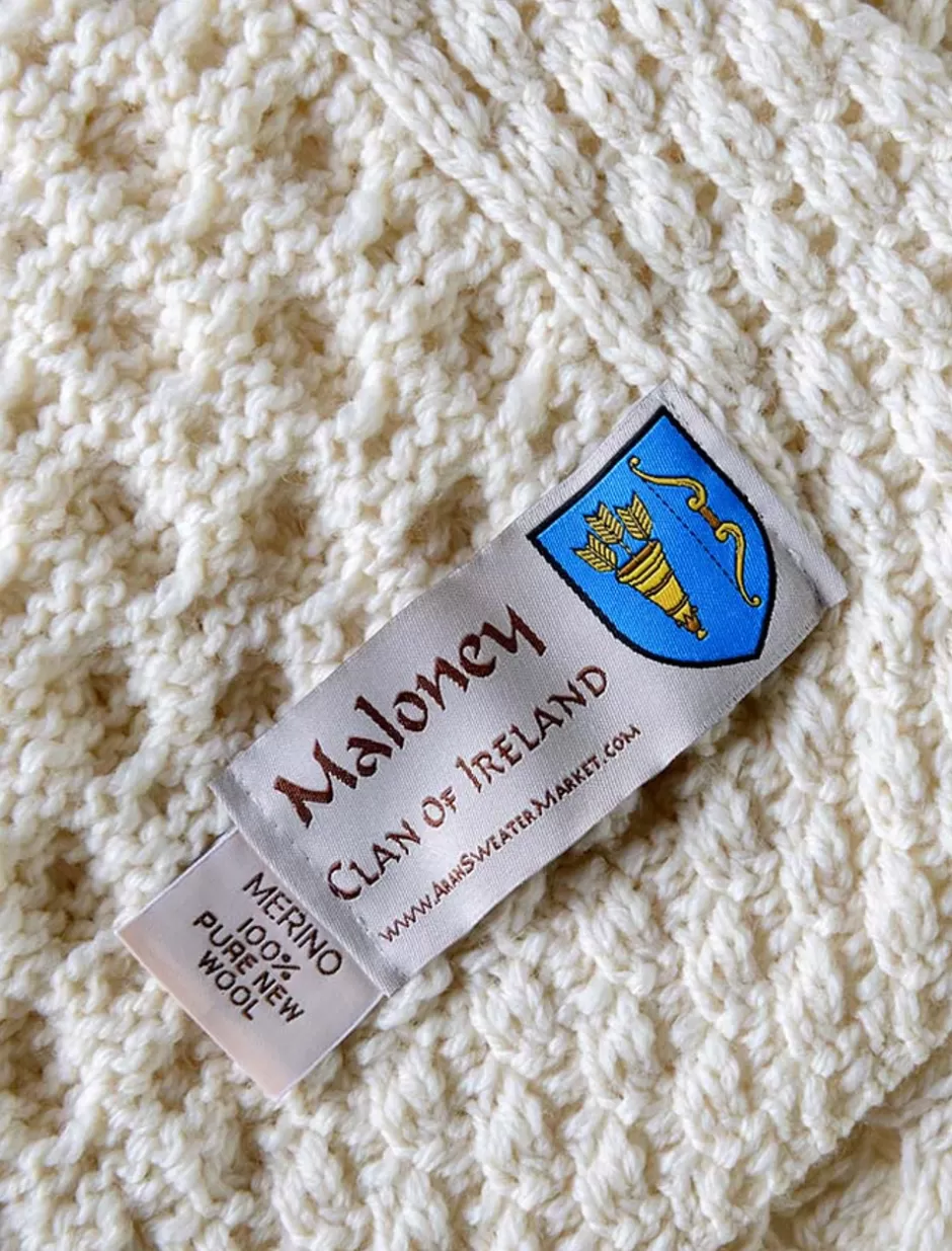 maloney_clan_aran_throw_2.webp Clan Throws<Glenaran Maloney Clan Aran Throw