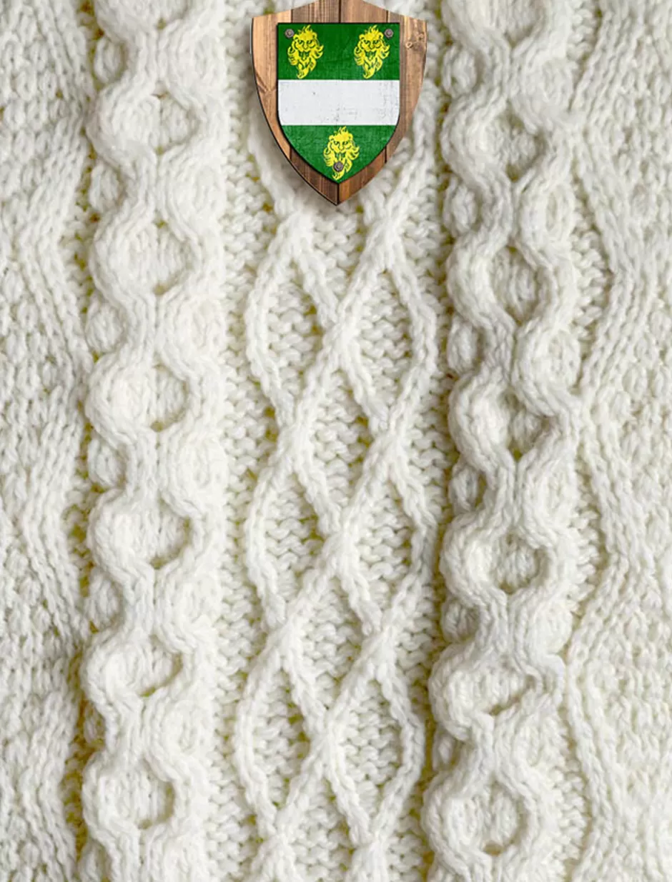 mc_kenna_clan_aran_throw_3.webp Clan Throws<Glenaran Mc Kenna Clan Aran Throw