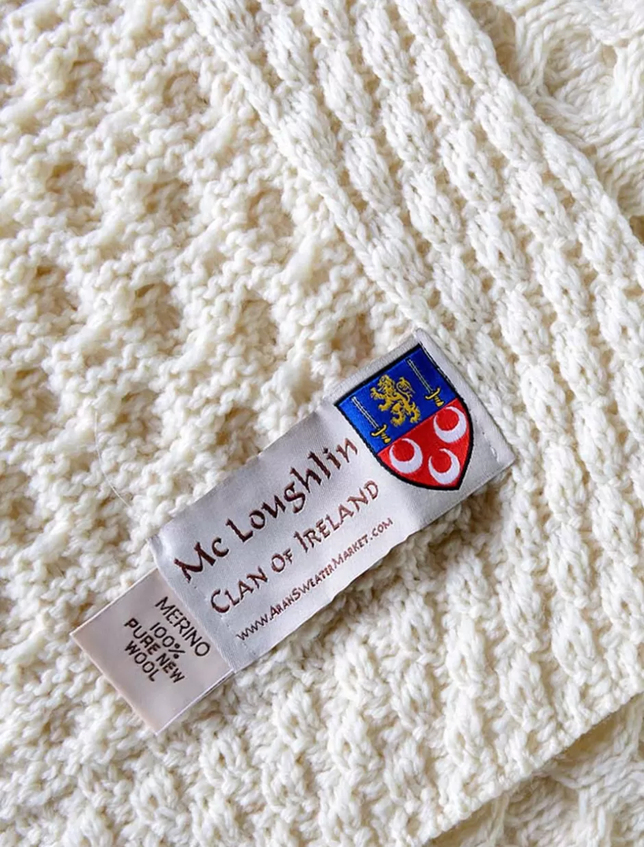 mc_loughlin_clan_aran_throw_2.webp Clan Throws<Glenaran Mc Loughlin Clan Aran Throw