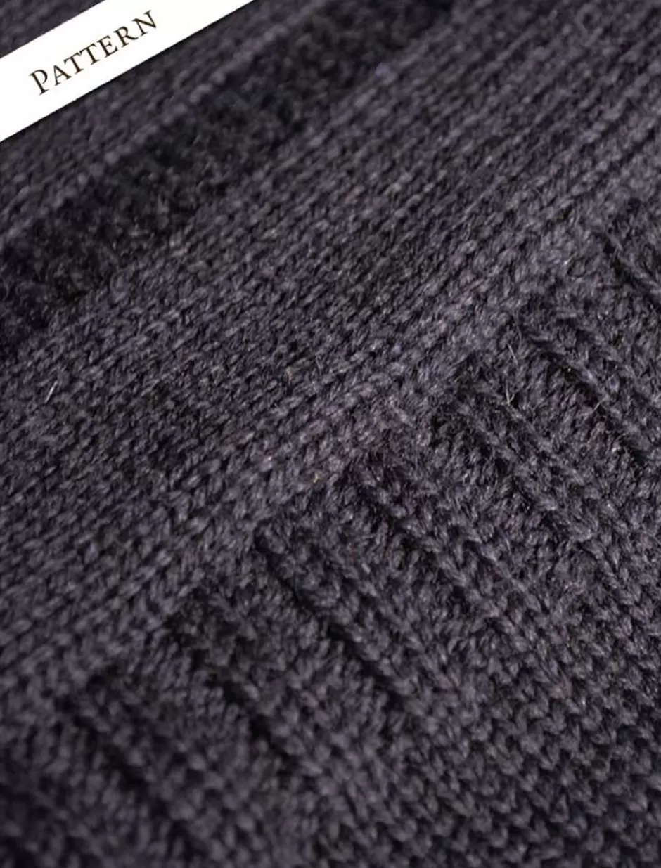 mens_crew_neck_guernsey_sweater_5.webp Sweaters<Glenaran Mens Crew Neck Guernsey Sweater