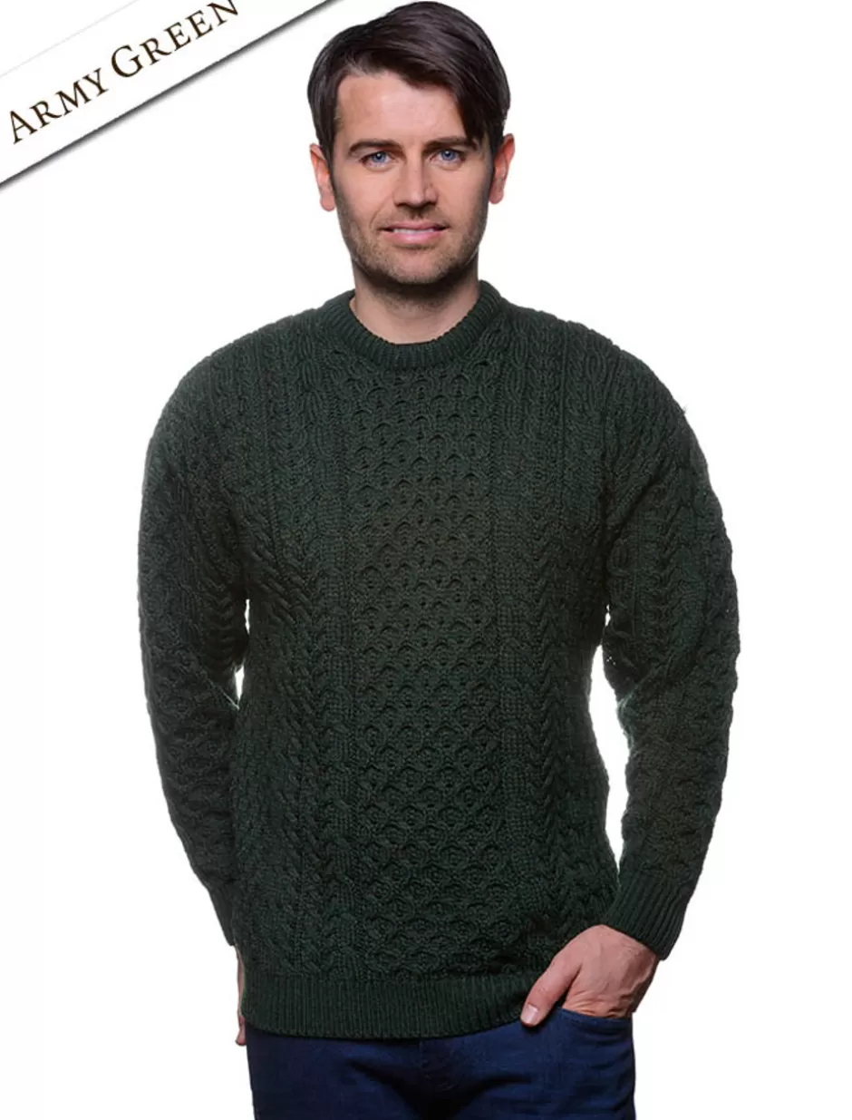 Sweaters<Glenaran Men's Merino Aran Sweater