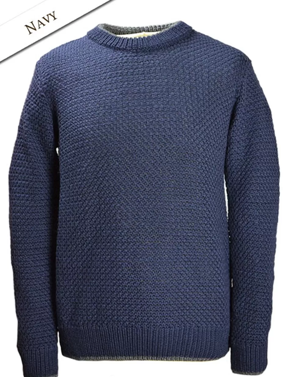 merino_textured_crew_neck_sweater_2.webp Sweaters<Glenaran Merino Textured Crew Neck Sweater