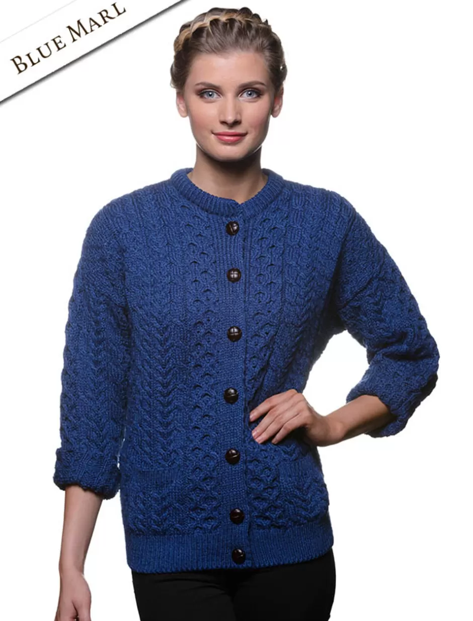 merino_wool_aran_lumber_jacket_5.webp Cardigans, Jackets & Coatigans<Glenaran Merino Wool Aran Lumber Jacket