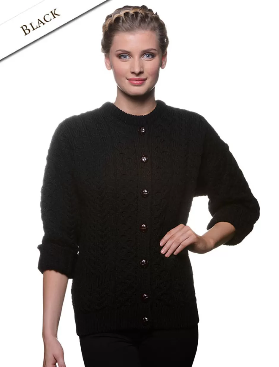 merino_wool_aran_lumber_jacket_7.webp Cardigans, Jackets & Coatigans<Glenaran Merino Wool Aran Lumber Jacket