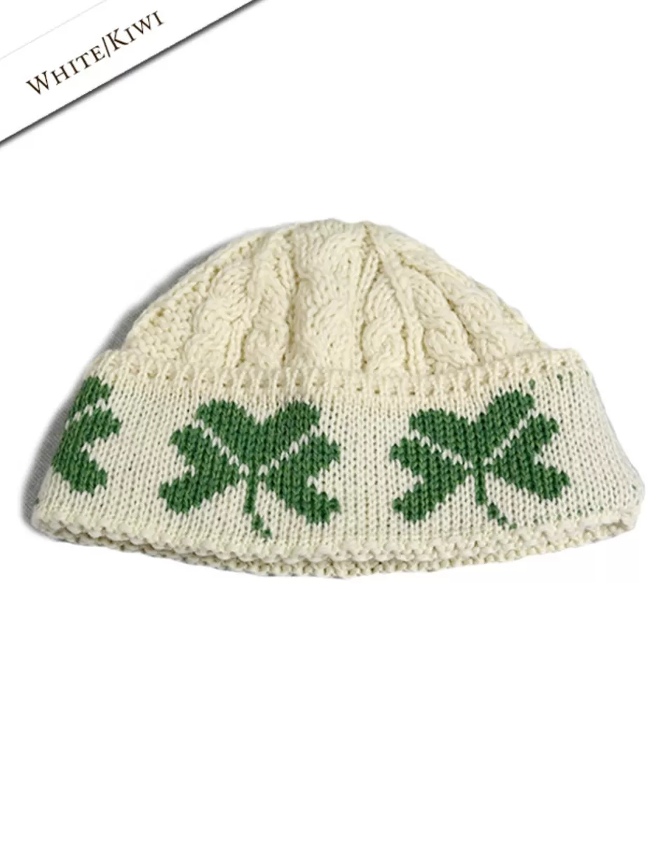 Caps & Hats | Irish Wool Hats<Glenaran Merino Wool Shamrock Hat