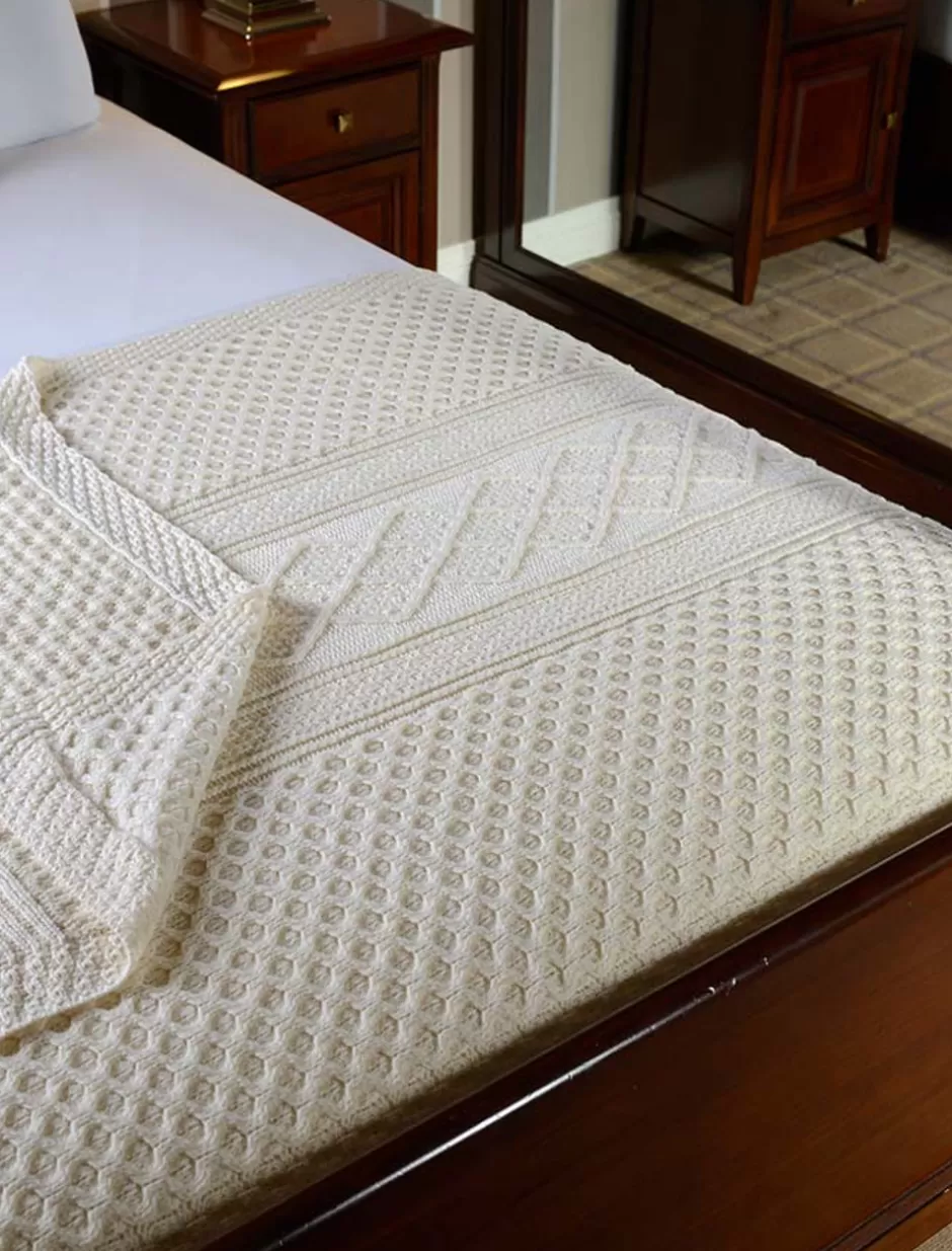 Clan Throws<Glenaran Nolan Clan Aran Throw