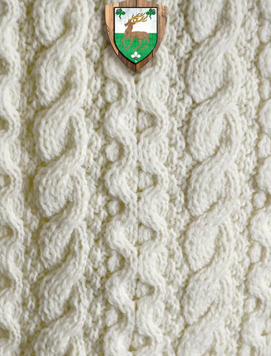 oconnell_clan_aran_throw_3.webp Clan Throws<Glenaran O'Connell Clan Aran Throw