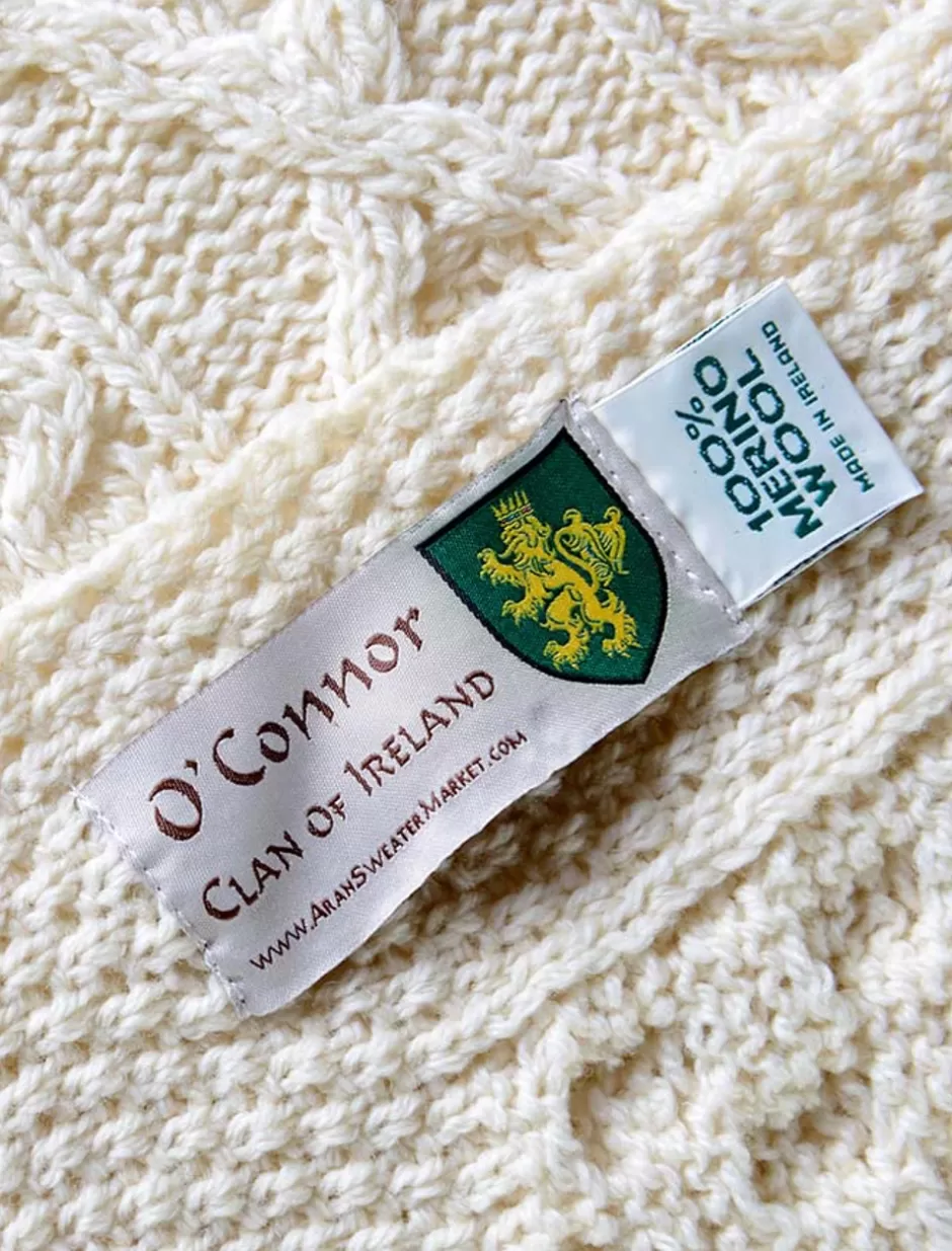 oconnor_clan_aran_throw_2.webp Clan Throws<Glenaran O'Connor Clan Aran Throw