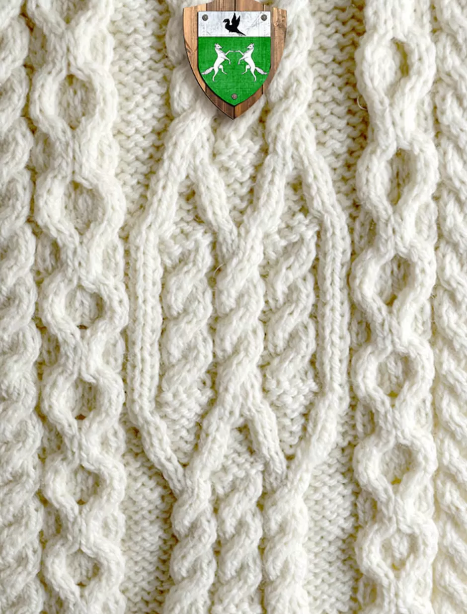 odonoghue_clan_aran_throw_3.webp Clan Throws<Glenaran O'Donoghue Clan Aran Throw