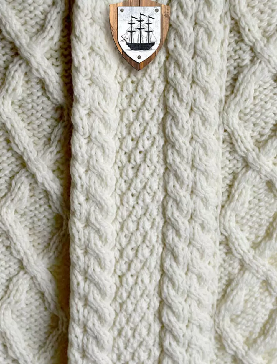 odriscoll_clan_aran_throw_3.webp Clan Throws<Glenaran O'Driscoll Clan Aran Throw