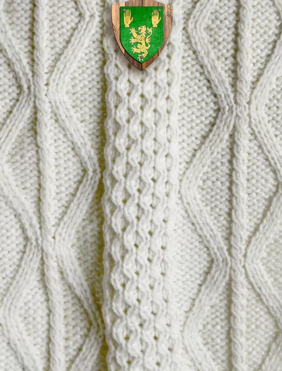 okeeffe_clan_aran_throw_3.webp Clan Throws<Glenaran O'Keeffe Clan Aran Throw