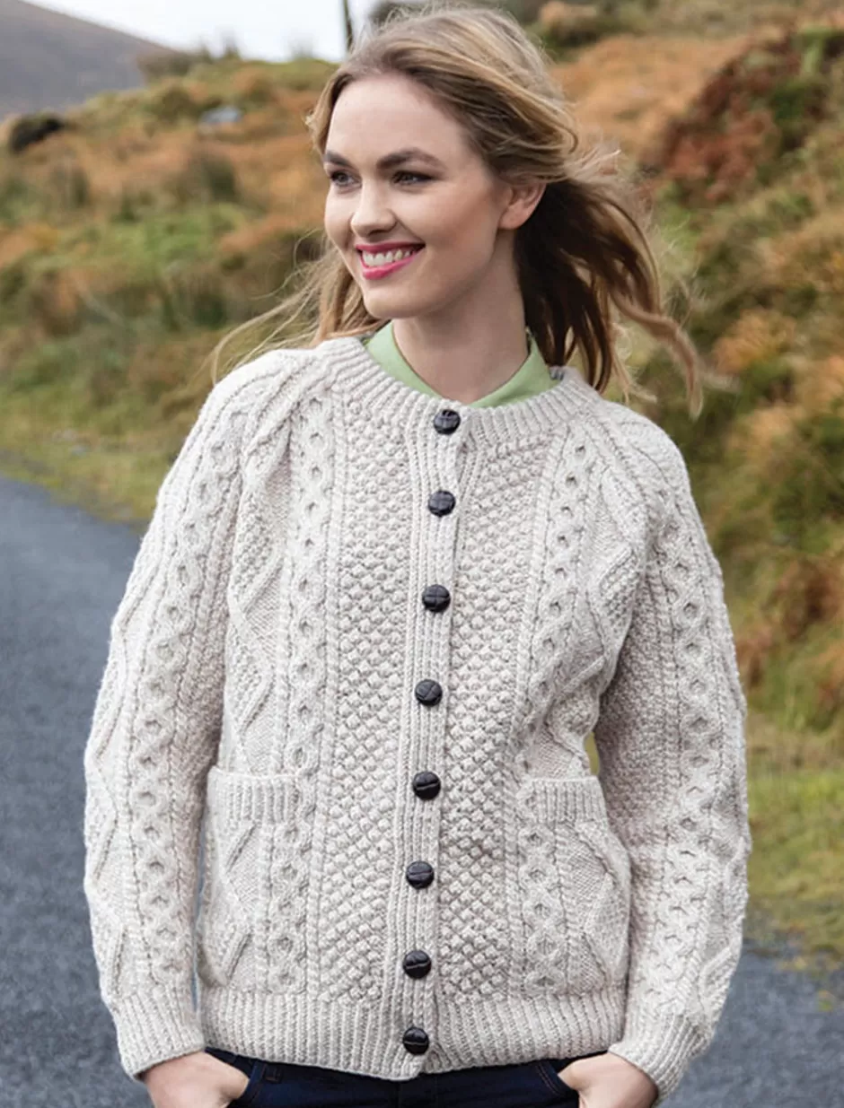 Cardigans, Jackets & Coatigans<Glenaran Premium Handknit Merino Lumber Jacket