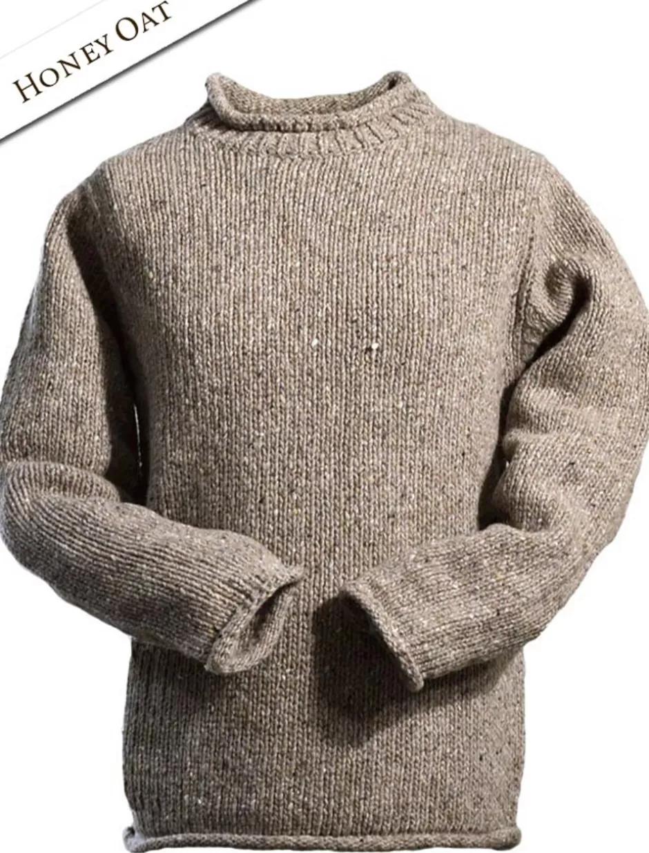 roll_neck_sweater__fisherman_sweater_27.webp Sweaters<Glenaran Roll Neck Sweater - Fisherman Sweater