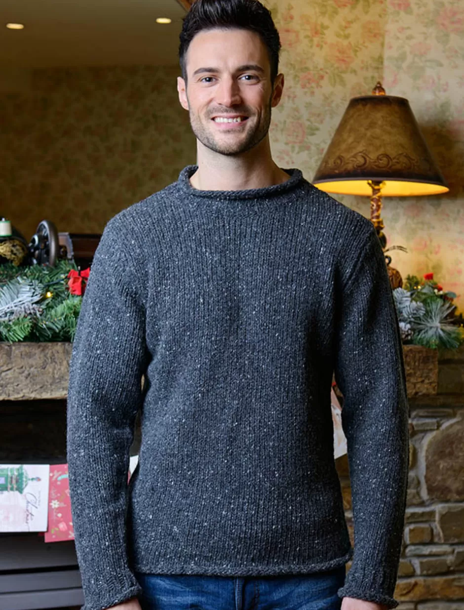 roll_neck_sweater__fisherman_sweater_8.webp Sweaters<Glenaran Roll Neck Sweater - Fisherman Sweater