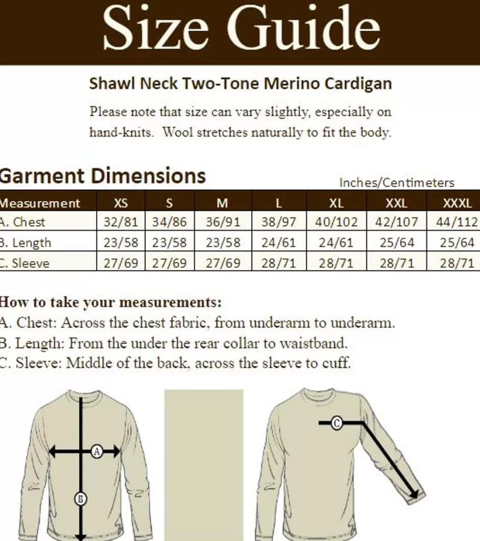 shawl_neck_twotone_merino_cardigan_13.webp Cardigans, Jackets & Coatigans<Glenaran Shawl Neck Two-Tone Merino Cardigan