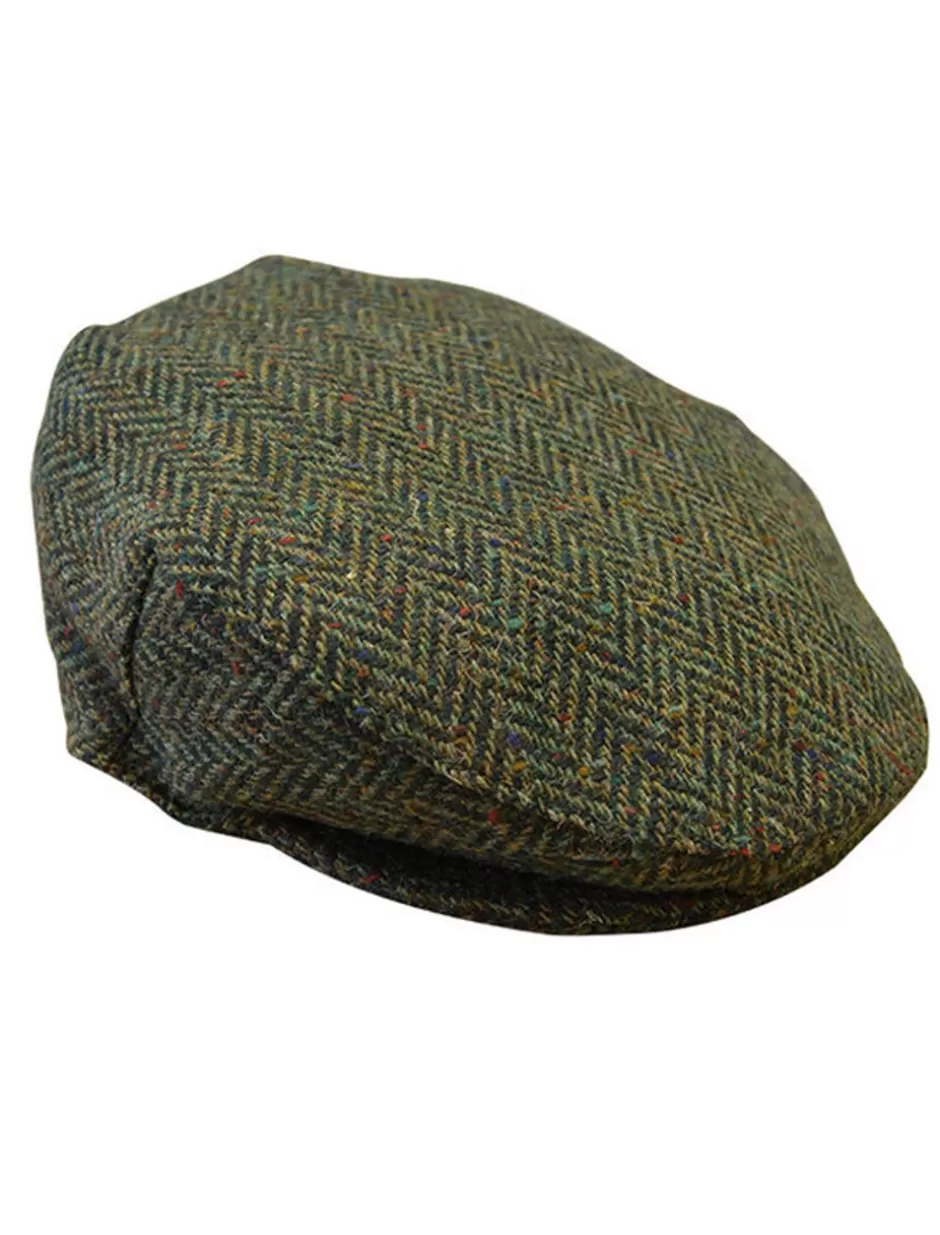 Irish Flat Caps<Glenaran Tweed Flat Cap - Green