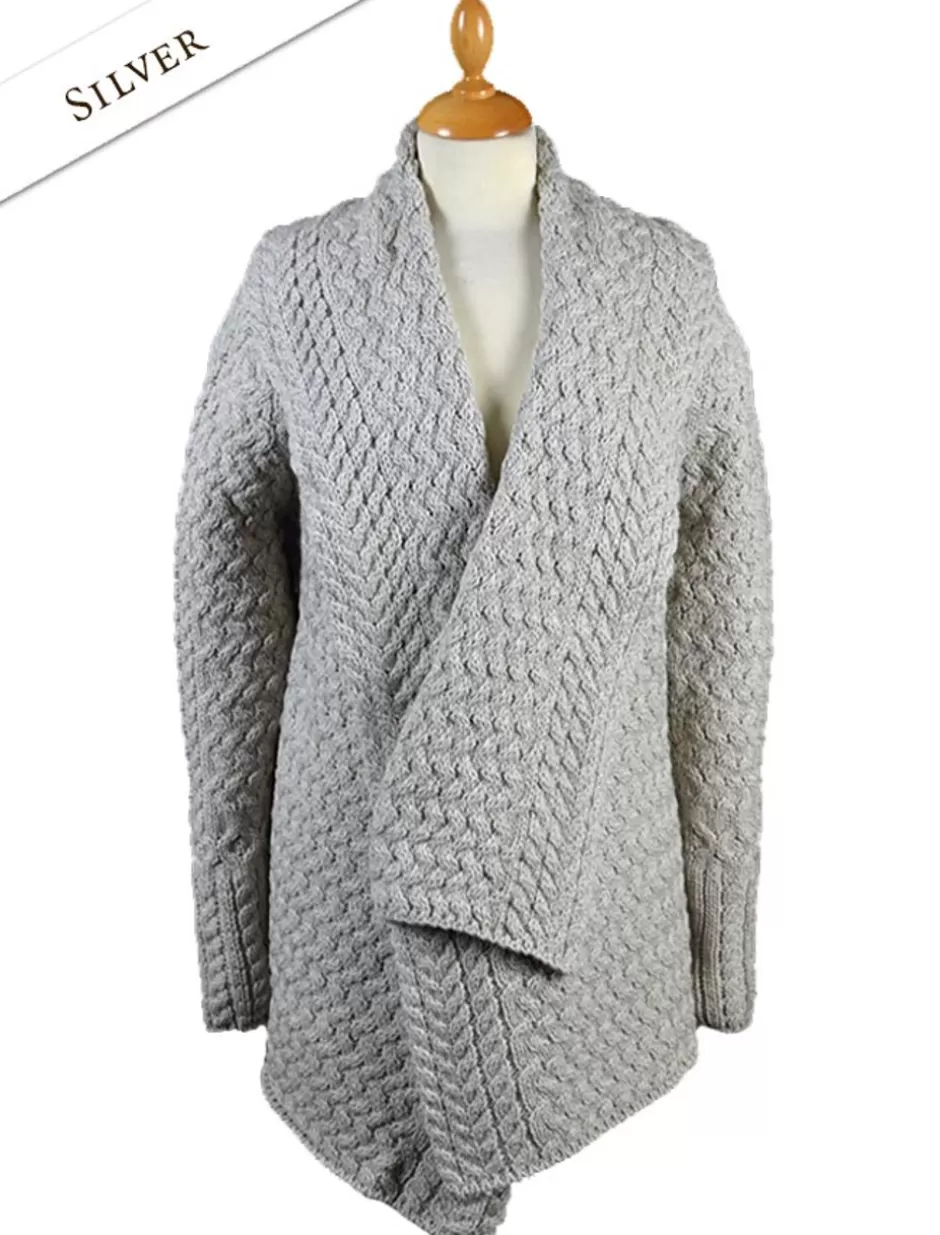 waterfall_cable_cardigan_11.webp Cardigans, Jackets & Coatigans<Glenaran Waterfall Cable Cardigan
