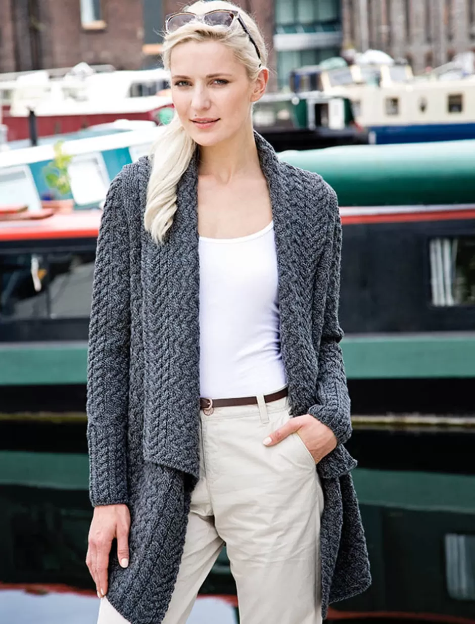 waterfall_cable_cardigan_3.webp Cardigans, Jackets & Coatigans<Glenaran Waterfall Cable Cardigan